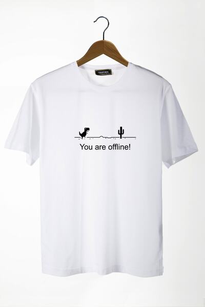 COLLIE Tricou de bază pentru bărbați, cu imprimeu cu dragon alb, cu gâtul tip...