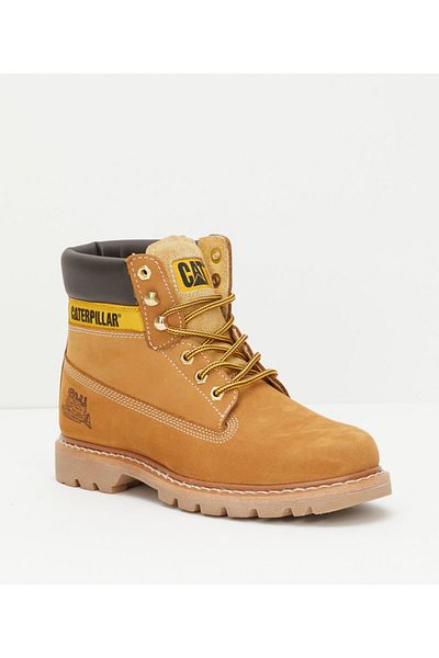 Caterpillar Colorado Ανδρικές κίτρινες μπότες Nubuck