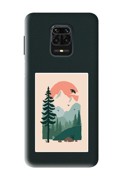Spoyi حافظة هاتف Xiaomi Redmi Note 9 Pro - 9s متوافقة مع تصميم Lake Forest با...