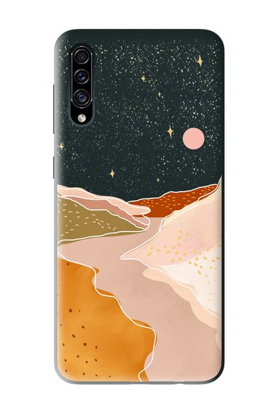 Spoyi حافظة هاتف إطلاق سوداء لهاتف Samsung A30s - A50 متوافقة مع تصميم Valley