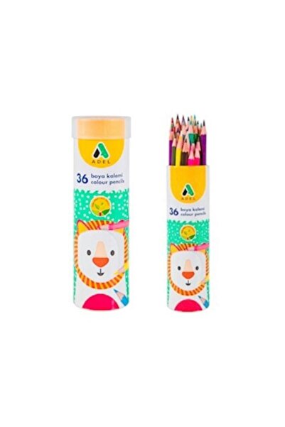 Adel Kuru Boya Kalemi 36 Renk Metal Tüp