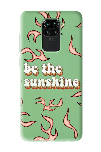 Spoyi حافظة هاتف Xiaomi Redmi Note 9 متوافقة مع تصميم Be The Sunshine باللون ...