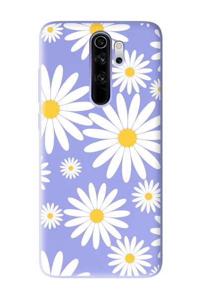Spoyi Xiaomi Redmi Note 8 Pro Compatible Big Daisy Design Lilac Launch Phone ...