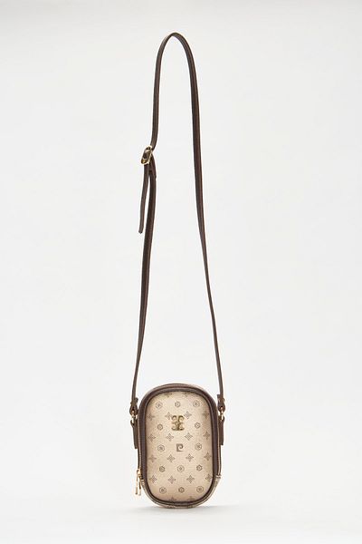 Pierre Cardin Gold Monogram Γυναικεία Τσάντα Ώμου 05PO22Y1556