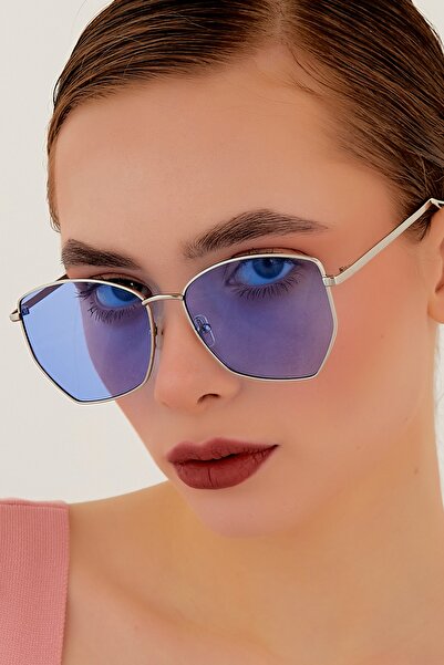 ModaLand Enzo Gold Blue Güneş Gözlüğü