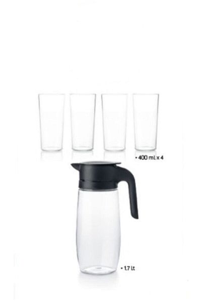 Tupperware Royal Jug Glass Set