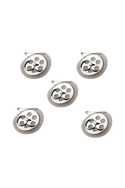 NURGAZ Stainless Steel Teapot Infuser Strainer Teapot Strainer Infuser Strainer 5 Pieces