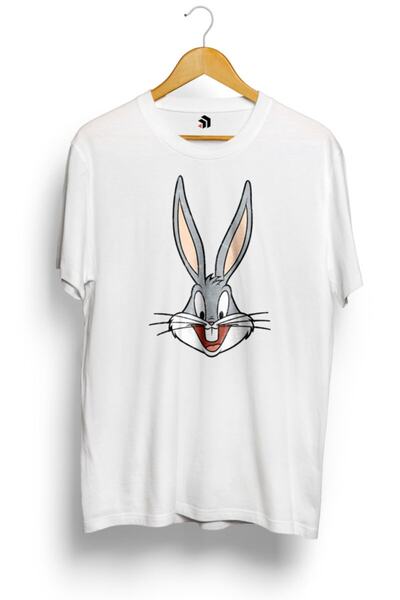 karikatürstore Looney Tunes Bugs Bunny Distressed Baskılı Tişört