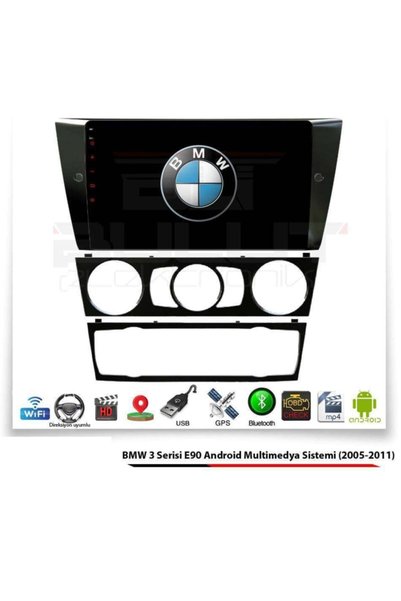 NAKAMICHI Bmw 3 Serisi E90 Android Multimedya Sistemi (2005-2011) 2 Gb Ram 32 Gb Hafıza 8 Çekirdek Nakamichi