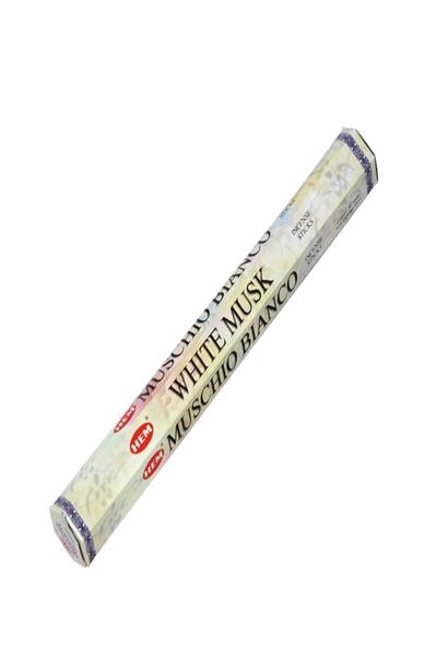 Hem Beyaz Misk (white Musk) Aromalı Çubuk Tütsü