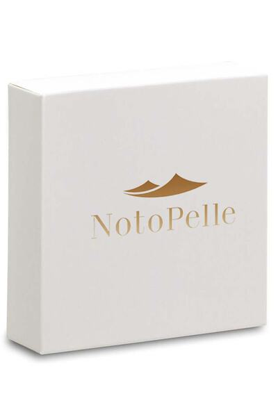 Notopelle Natural Curved Leather Notebook