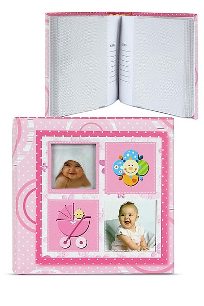 Birlik Fotoğrafçılık Pink Baby Album - 4x6inc (10X15CM) 100 Pieces 571203