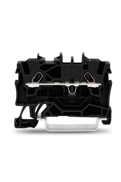 WAGO 2001-1205 2,5 mm² Siyah Ray Klemens