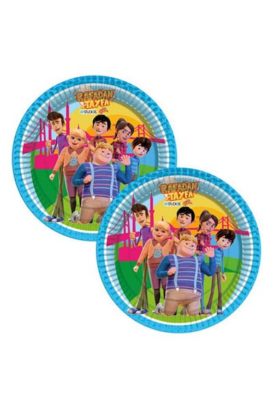 Partyheavenn Set of 8 Rafadan Tayfa Cardboard Plates