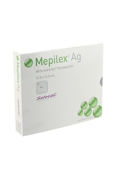 Convatec غطاء الجرح Mepilex Ag مقاس 12.5*12.5