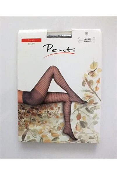 Penti 30 Den Sandy Külotlu Çorap Gri