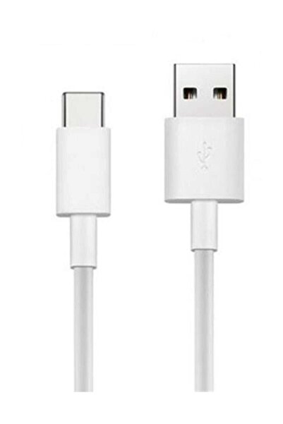Xiaomi Type C Şarj Ve Data Kablosu 1 Metre 3.0a Beyaz Usb Şarj Kablosu