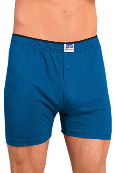 Berrak Men's Blue Cotton Boxers 7 Pack
