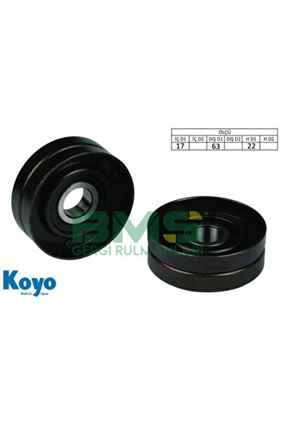 Opel Astra H V Kayış Gergi Rulmanı - 17x63x22 - 55350422 - 25185910 - 55556090 - 534014710
