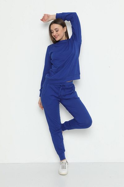 MyBen Women's Crew Neck Cotton Long Sleeve Pajama Set 28244