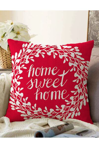 Realhomes Home Sweet Home Dvostrano digitalno štampana dekorativna rašel plet...