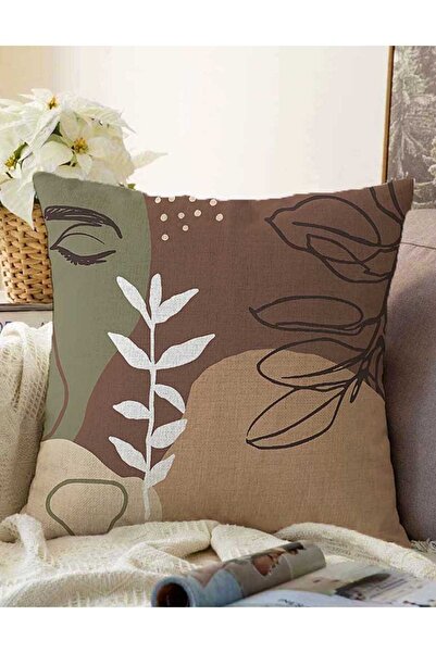 Realhomes Çift Taraflı Bohemian Özel Tasarım Dekoratif Raşel Örme Yastık Kılıfı
