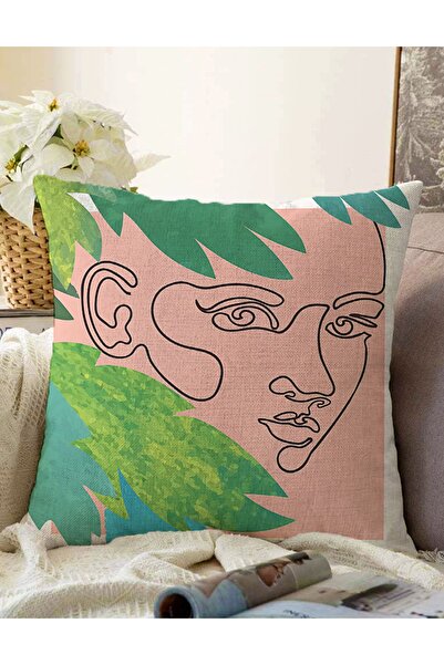 Realhomes Çift Taraflı Bohemian Özel Tasarım Dekoratif Raşel Örme Yastık Kırl...