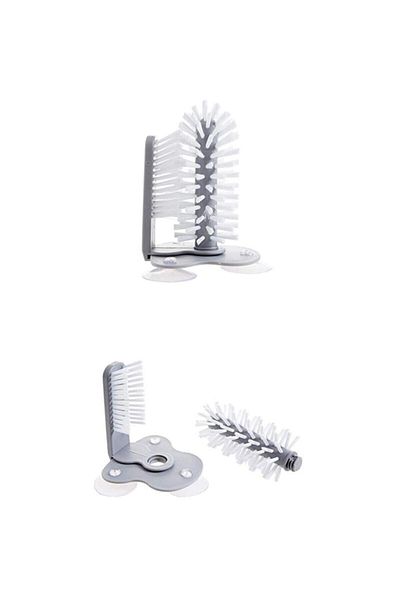 5DM Handheld Dishwashing Brush - Practical Easy Functional with Suction Cup