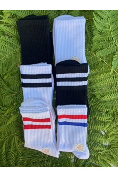 çorapdunyam Чифт от 6 раирани парфюмирани тенис чорапи