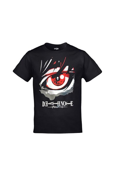 Orijin Tekstil Μπλουζάκι Unisex Black Death Note Big Eye Printed