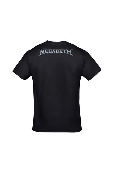 Orijin Tekstil Μπλουζάκι Unisex Μαύρο Megadeth Thirteen Printed