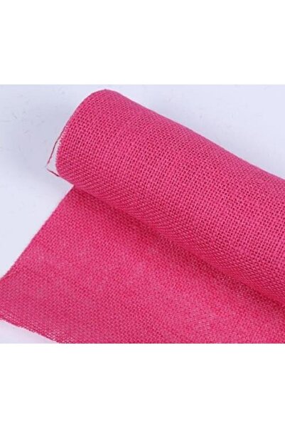 E Elmas Фуксія Джутова тканина 100 см x 100 см