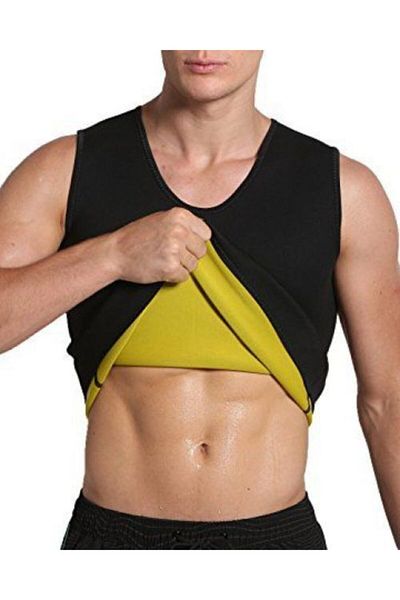 MultiFlexPro Men's Black Sweating Tights and Sweating Corset