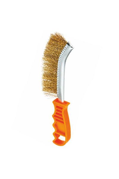 AKSMAR Wire Brush Plastic Curved Handle