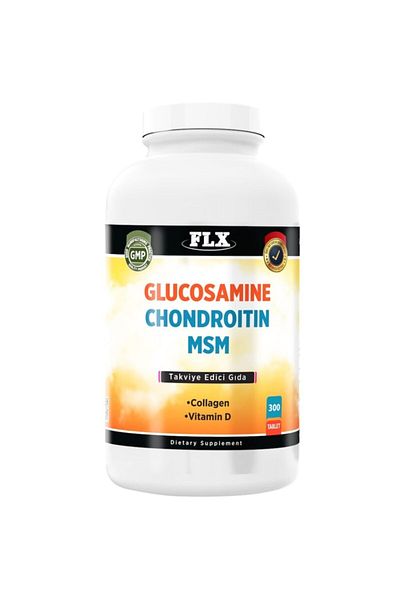 FLX Glucosamine Chondroitin Msm Collagen Vitamin D 300 Tablets