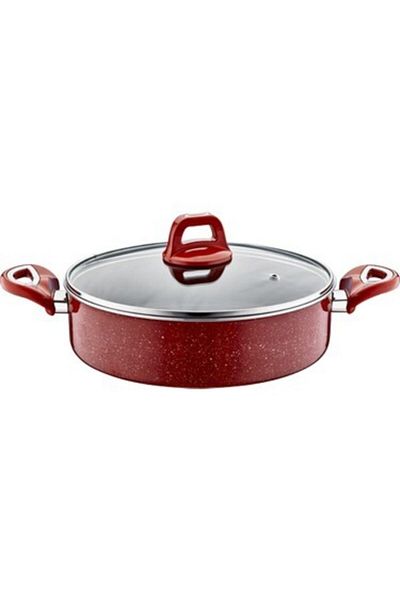 Kahramanlar Kah4304 Tile Short Teflon Pot 28 cm