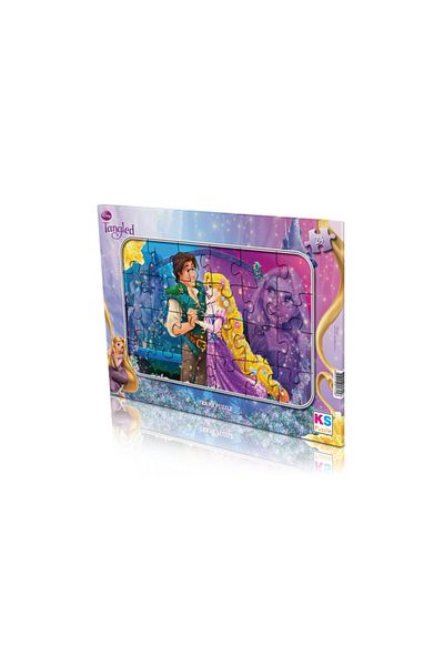 Ks Games Tangled Prince And Princess Frame 24 Piece Children's Puzzle Game Set