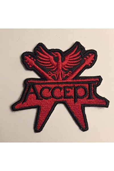 StüdyoÜmitTişört Accept Guitar Model Veil, Joint and Jeans Patches