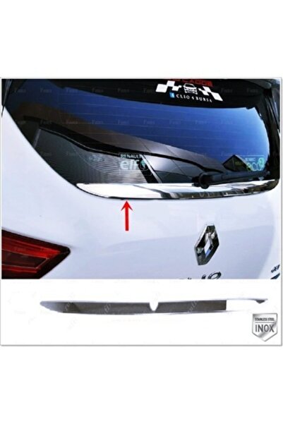 FAMS OTO AKSESUAR Renault Clıo 4 Hb Krom Arka Cam Alt Çıta 2012 -2019 Arası P...