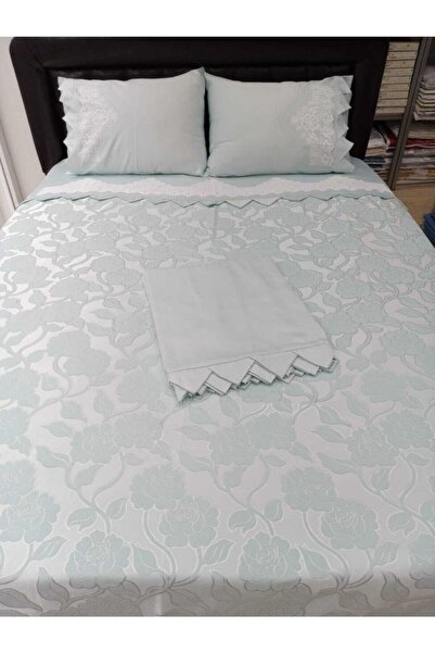 bursa çeyiz Handcrafted Lace Pique Set