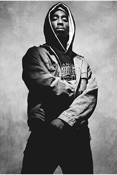 hediyeniburadabul Διακόσμηση Σπιτιού – Tupac Respect / Ξύλινος Πίνακας 20x30