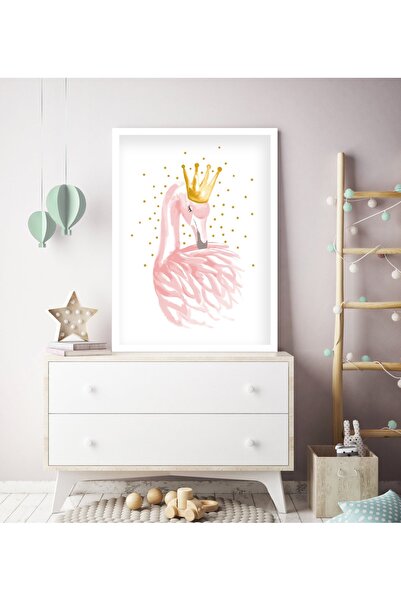 Ya&mu Tablosetleri 1 Adet 33 X 44cm Büyük Boy Ahşap Beyaz Çerçeveli Bebek, Ço...