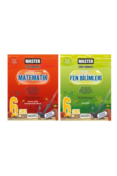 Okyanus Yayınları 6.sınıf Master Matematik Ve Fen Bilimleri Soru Bankası Seti