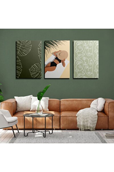 HOMEPACK Set od 3 platna za zidne slike