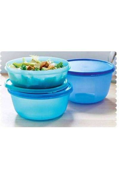 Tupperware Candy Three Blue Tones Tupper
