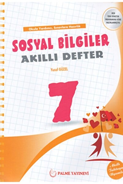 Palme Yayınevi 7. Sınıf Sosyal Bilgiler Akıllı Defter
