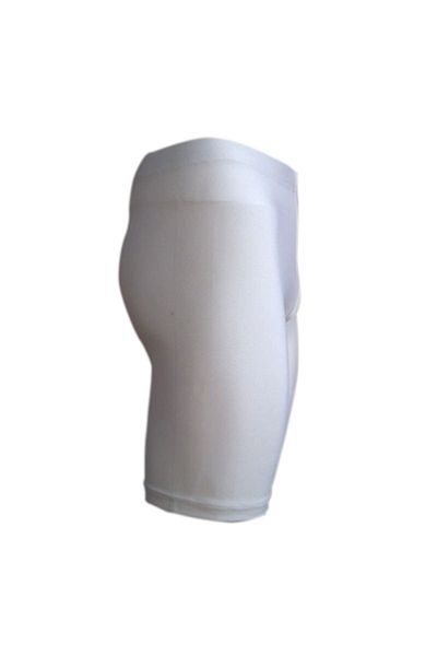 Evox Unisex White Sport Lycra Fitness Καλσόν Ποδοσφαιρικό καλσόν