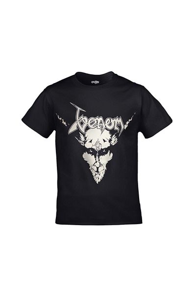 Orijin Tekstil Μπλουζάκι Unisex Black Venom Printed