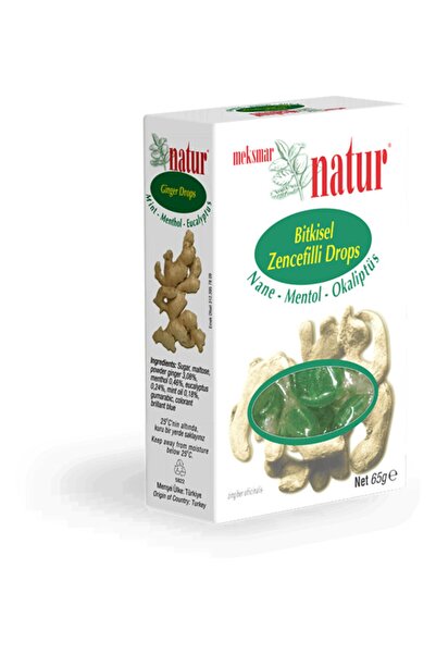 Natür Zencefilli Şeker Nane Mentol - Okaliptüs 65 g/paket