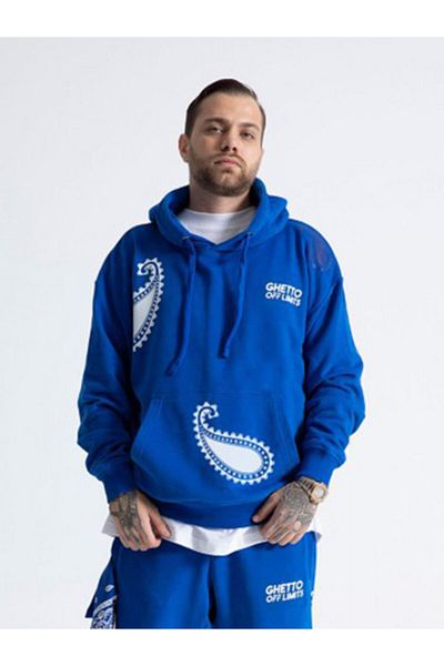 Ghetto off limits Hanorac unisex albastru Paisley